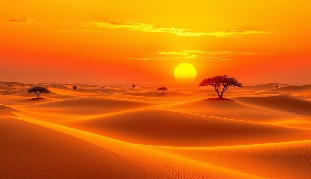 What are the largest deserts in the world and what distinguishes them?