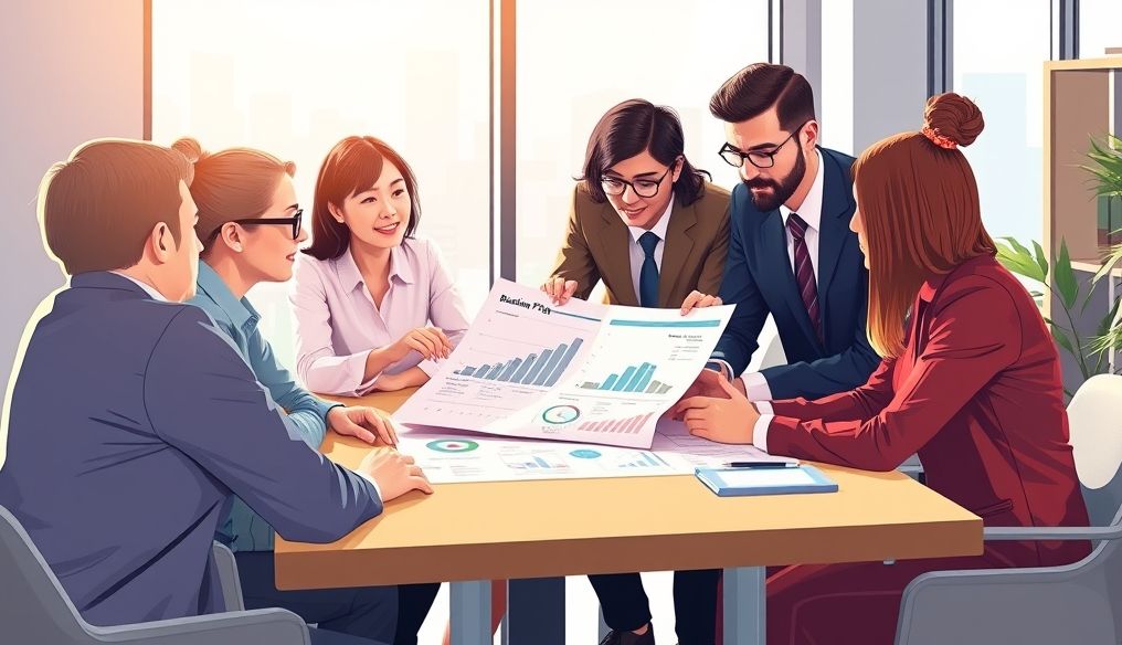 What are the essential elements of a successful business plan and how can we ensure its achievement?