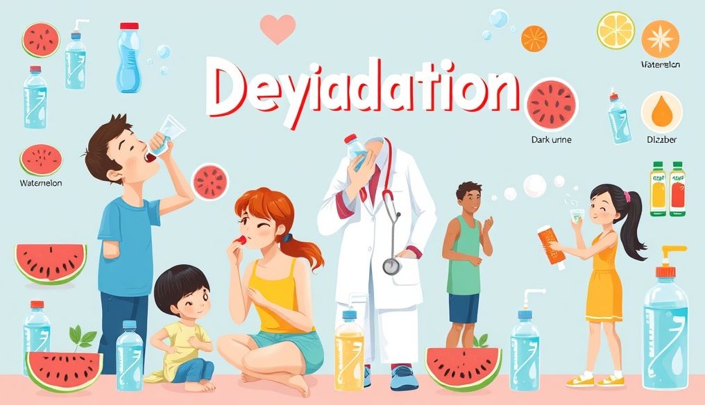 What are the signs of dehydration and how can we prevent it?