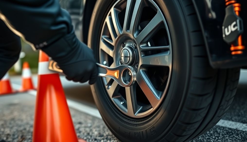 How Can You Safely and Quickly Change a Flat Tire in an Emergency?