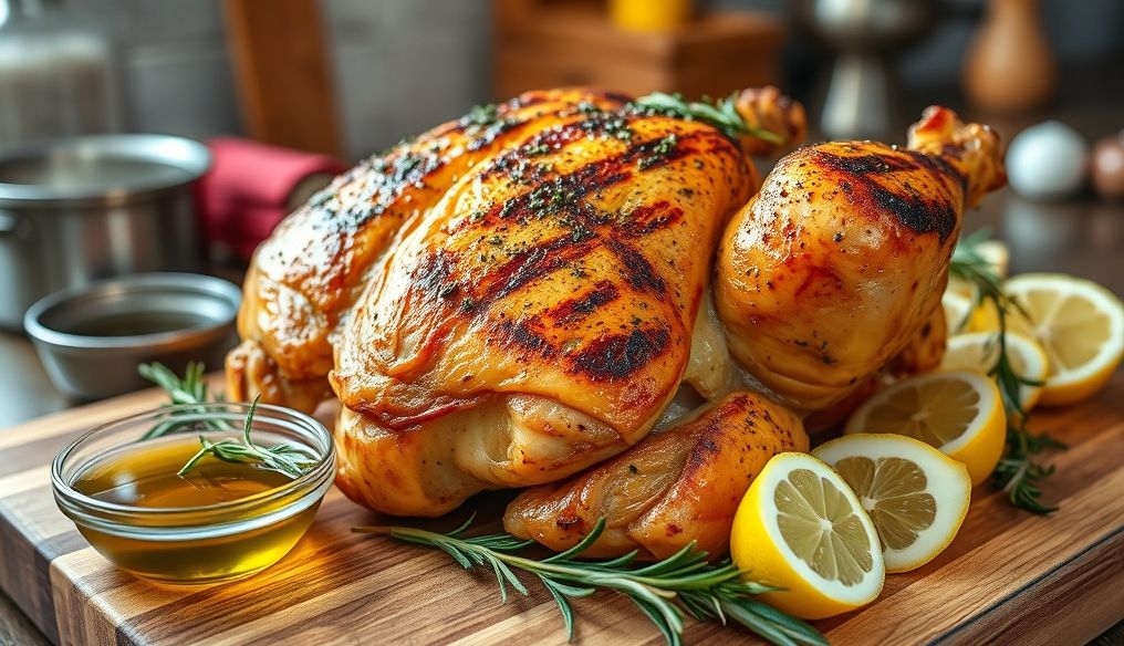 What are the secrets to getting tender and delicious grilled chicken?