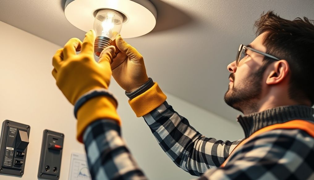 How to Safely Change a Burned-Out Light Bulb and Protect Yourself from Hazards?