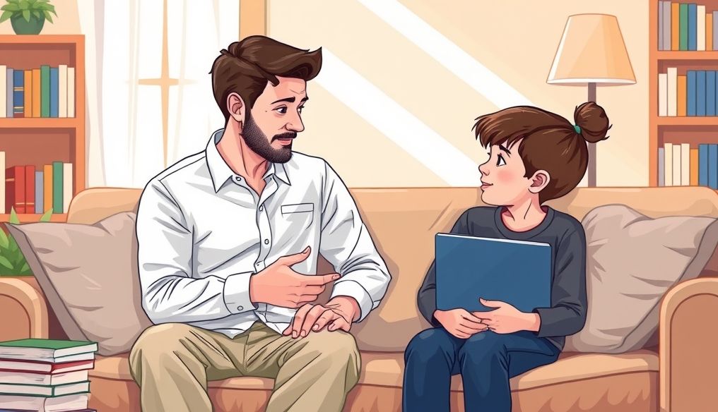 How do you build a bridge of trust to talk to teenagers about sensitive topics?