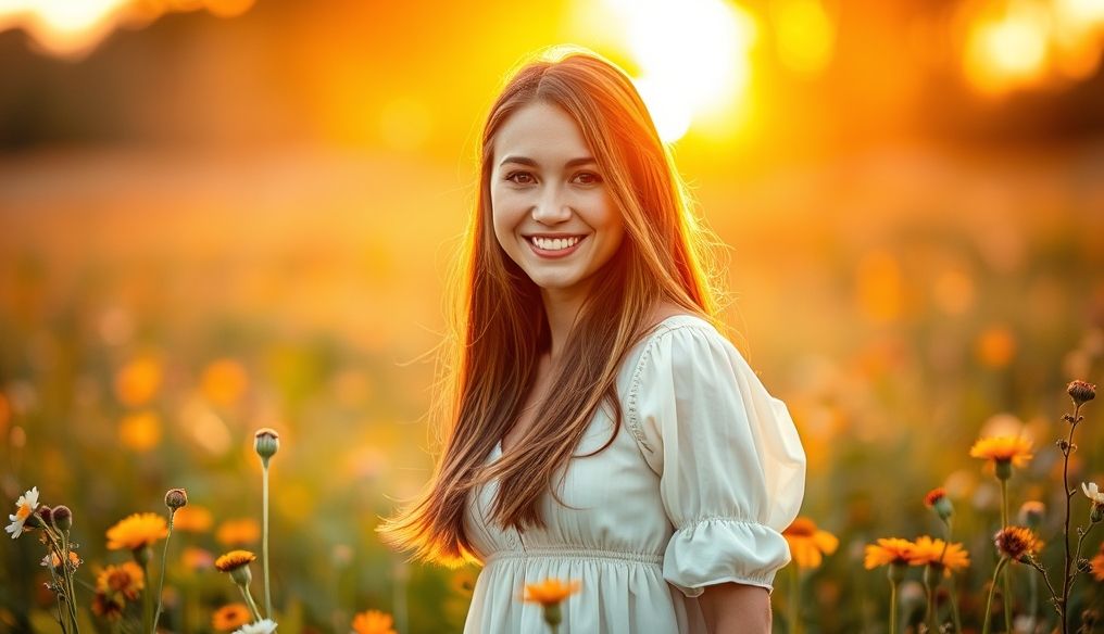 How do I achieve professional-looking portrait photos with a beautiful blurred background?