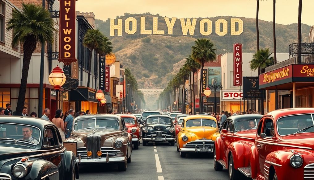 How did Hollywood's film industry begin and evolve into a global power?