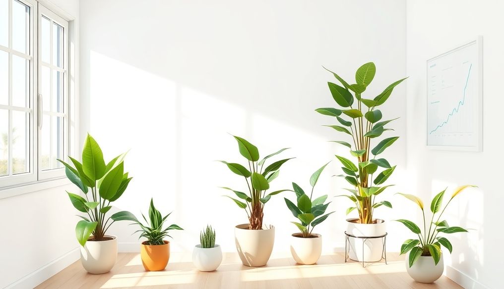 What are the best plants for purifying indoor air and how do we choose them?