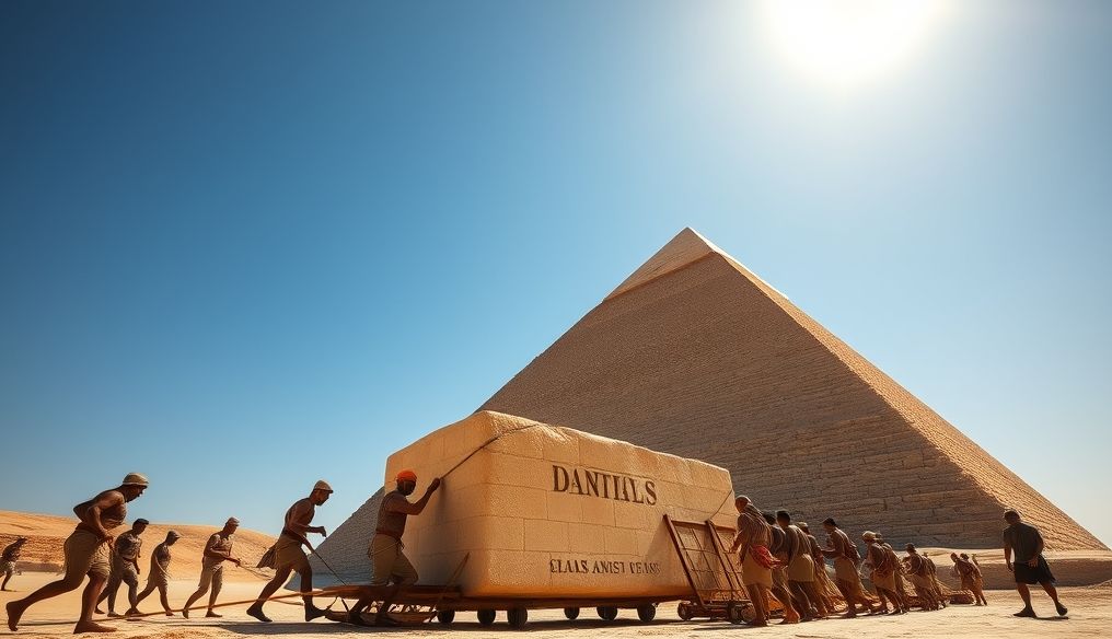 How Did the Ancient Egyptians Build the Massive Pyramids with Such Precision and Technique?