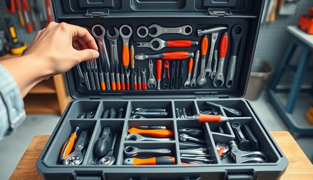 ما هي أفضل طريقة لترتيب الأدوات في صندوق العدة لزيادة الإنتاجية والسلامة؟