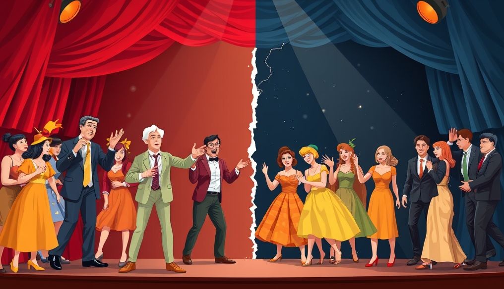ما هي الأنواع المختلفة للمسرحيات: كوميديا، تراجيديا، والمزيد؟